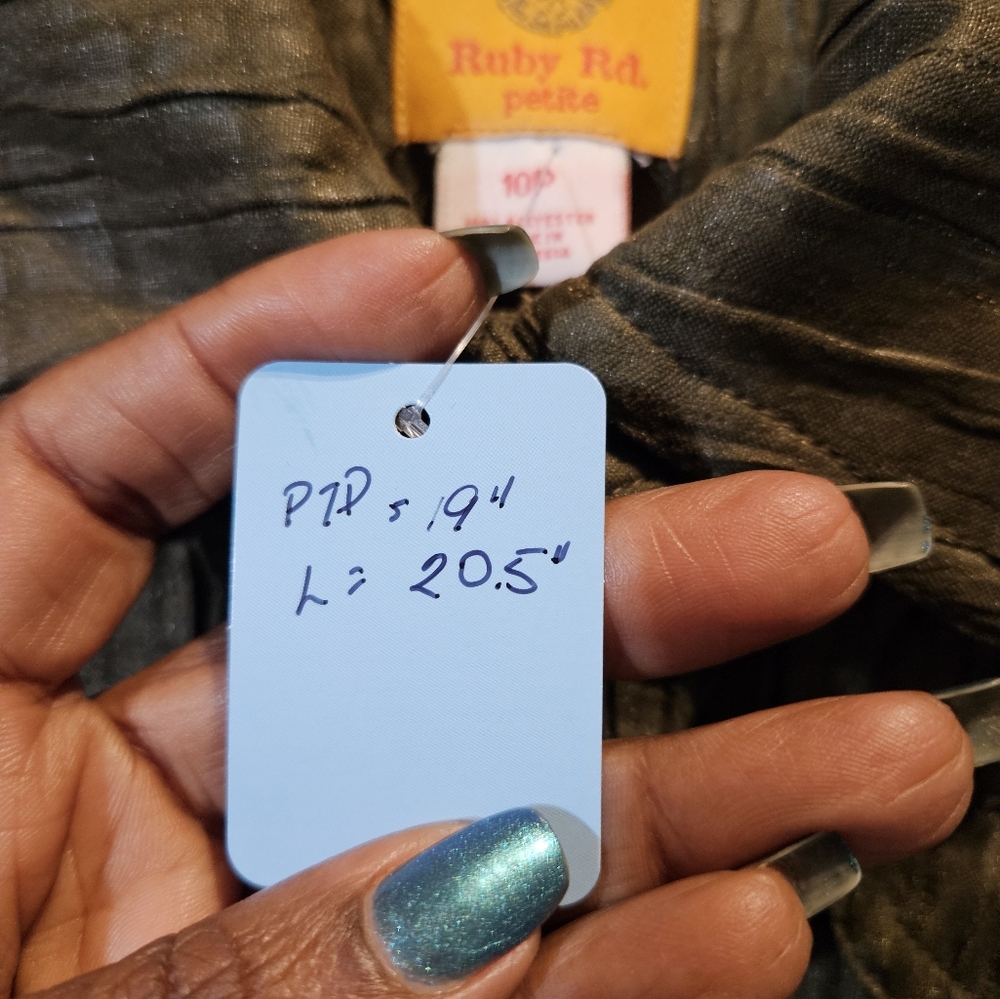 Ruby Rd. Olive Green Jacket - Picture 4 of 4